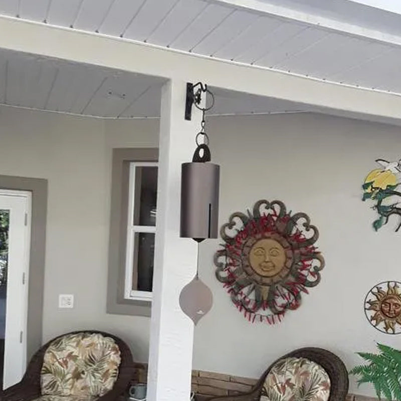 đ„Den djupa resonansklockan/Garden iron pipe metal wind chime