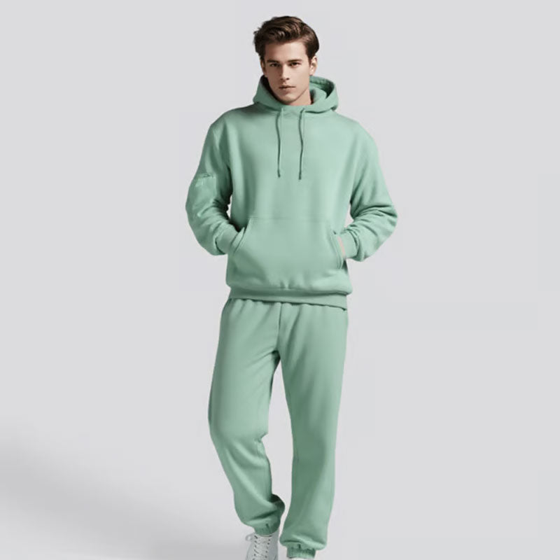 🔥SIDSTE DAGS UDSALG - 50% RABAT🎁Efterår/vinter Ny ensfarvet pullover-hoodie - indbygget øjenmaske