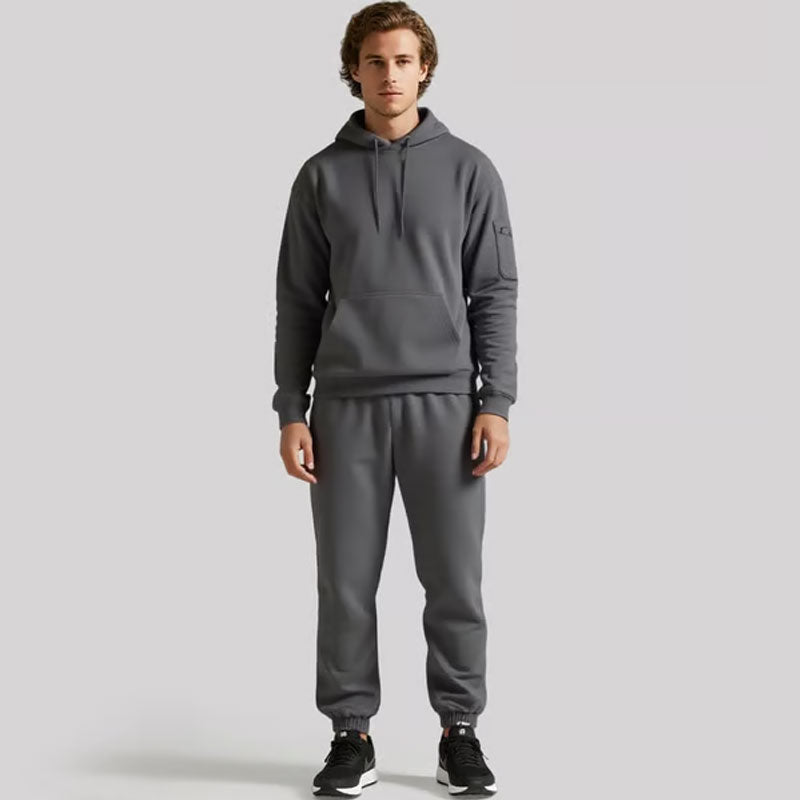 🔥SIDSTE DAGS UDSALG - 50% RABAT🎁Efterår/vinter Ny ensfarvet pullover-hoodie - indbygget øjenmaske