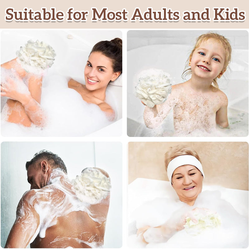 Creme Loufee-2-I-1 Bade-Loofah-Svamp