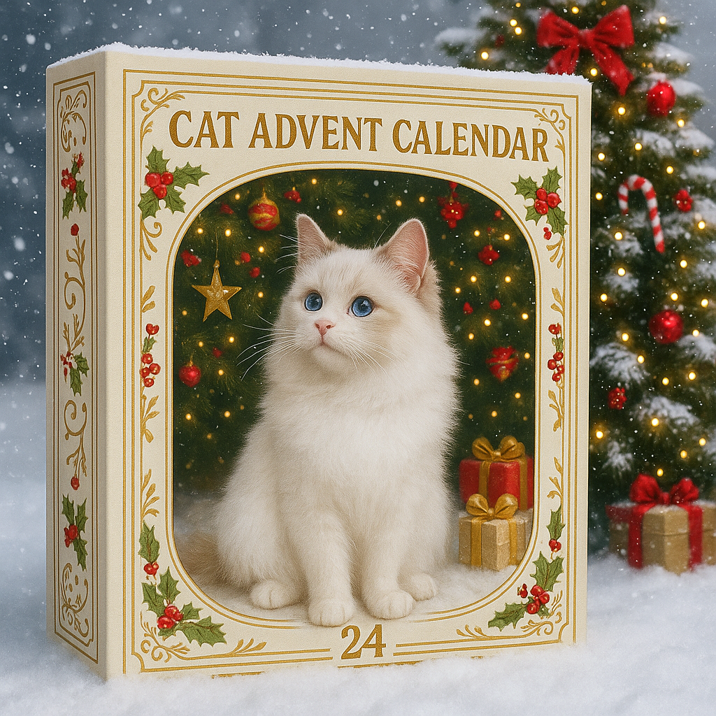 🌲Julegave - Perfect Christmas - Adventskalender til katteelskere 2025