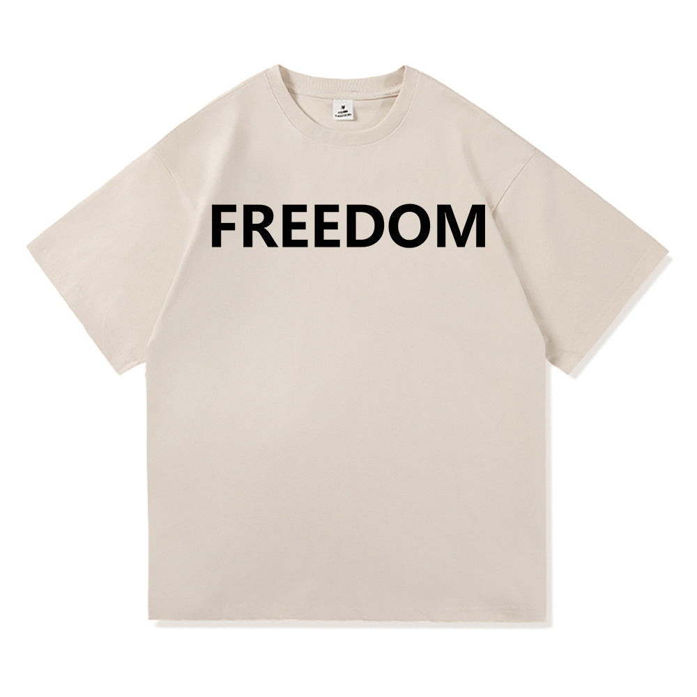 Herre T-Shirt Med Liberty-Print