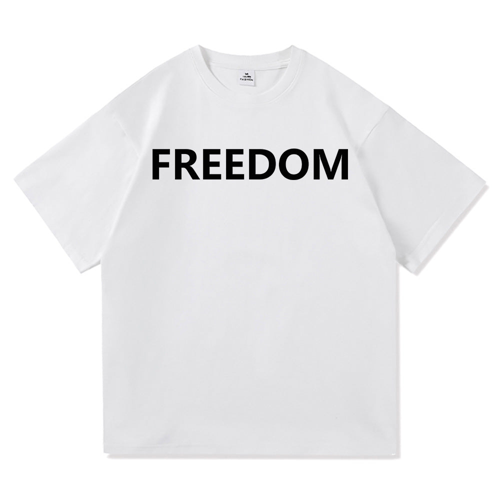 Herre T-Shirt Med Liberty-Print