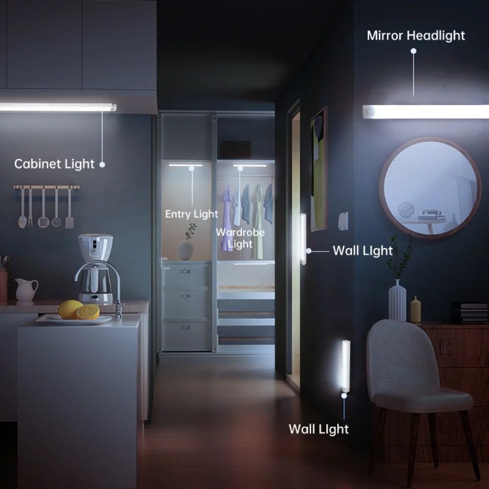 🔥Punch-fri Smart Sensor magnetiske genopladelige LED-lys