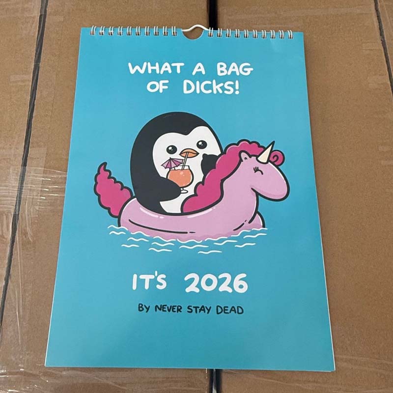 Kalender 2026 – Väggkonst med lantlig tema och månadsplanerare 📅