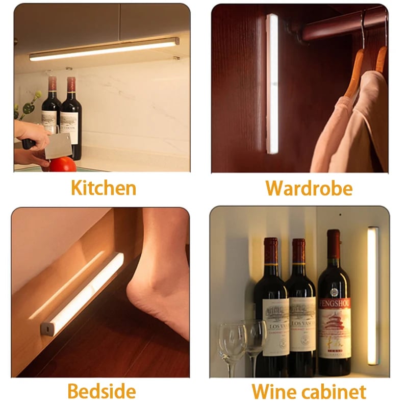 🔥Punch-fri Smart Sensor magnetiske genopladelige LED-lys