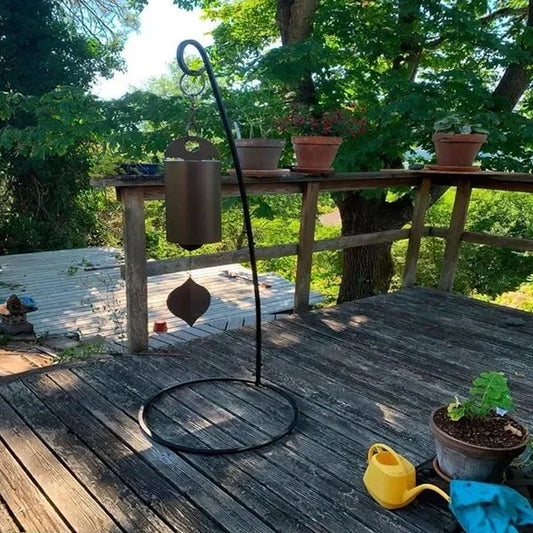 🔥Den djupa resonansklockan/Garden iron pipe metal wind chime