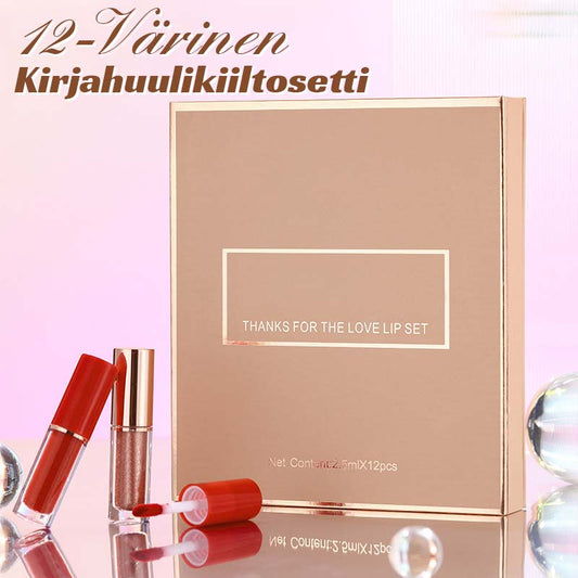 12-färgers läppglansset