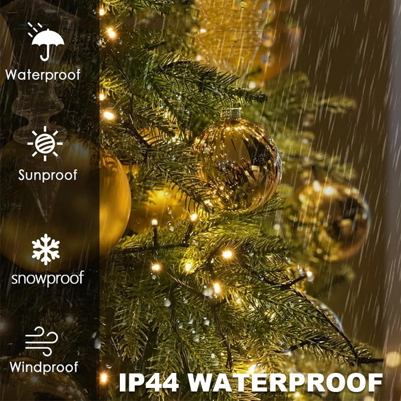 🎄 Led-Ring Julgransbelysning Med Fem Uddar Och Stjärna 🎄