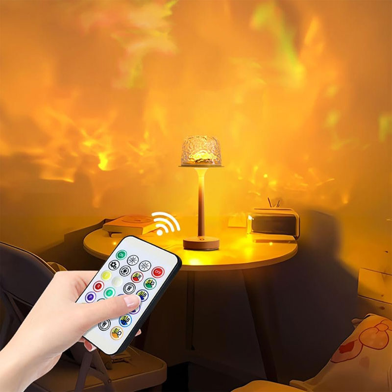 Vattenringbordslampa