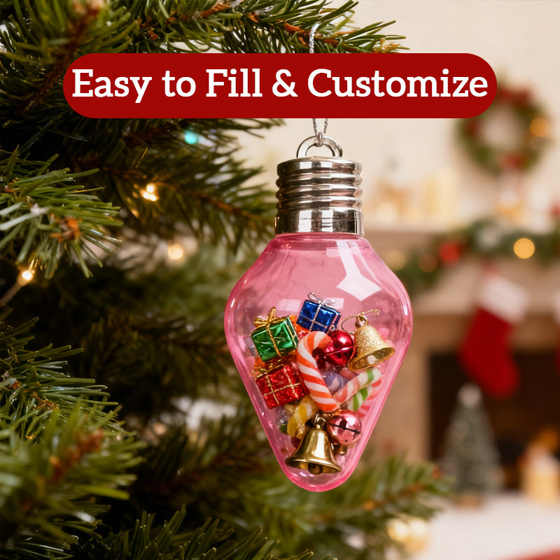 DIY-dekorationer med glödlampor