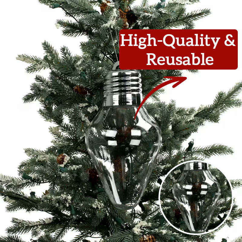 DIY-dekorationer med glödlampor