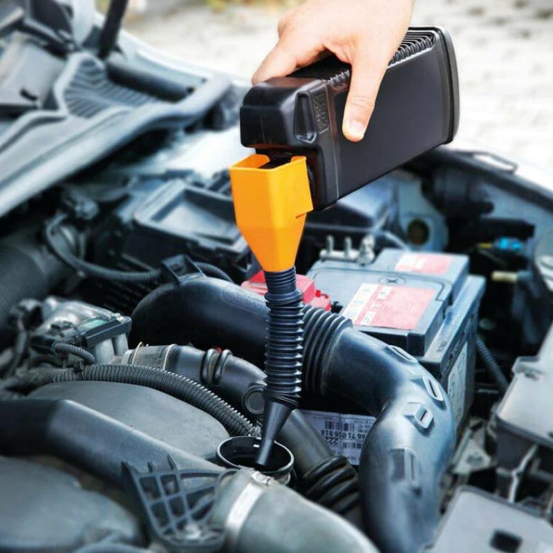 Infällbar Auto bränsletratt