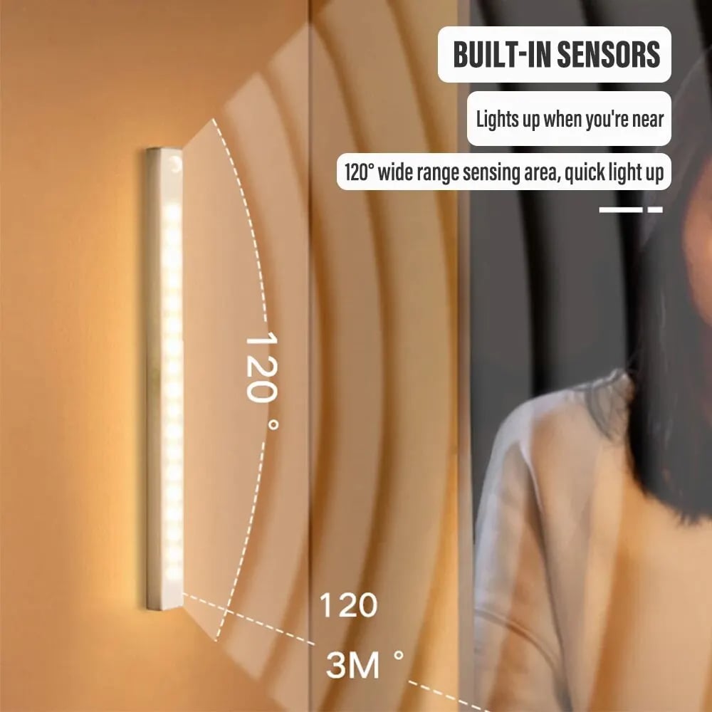 🔥Punch-fri Smart Sensor magnetiske genopladelige LED-lys