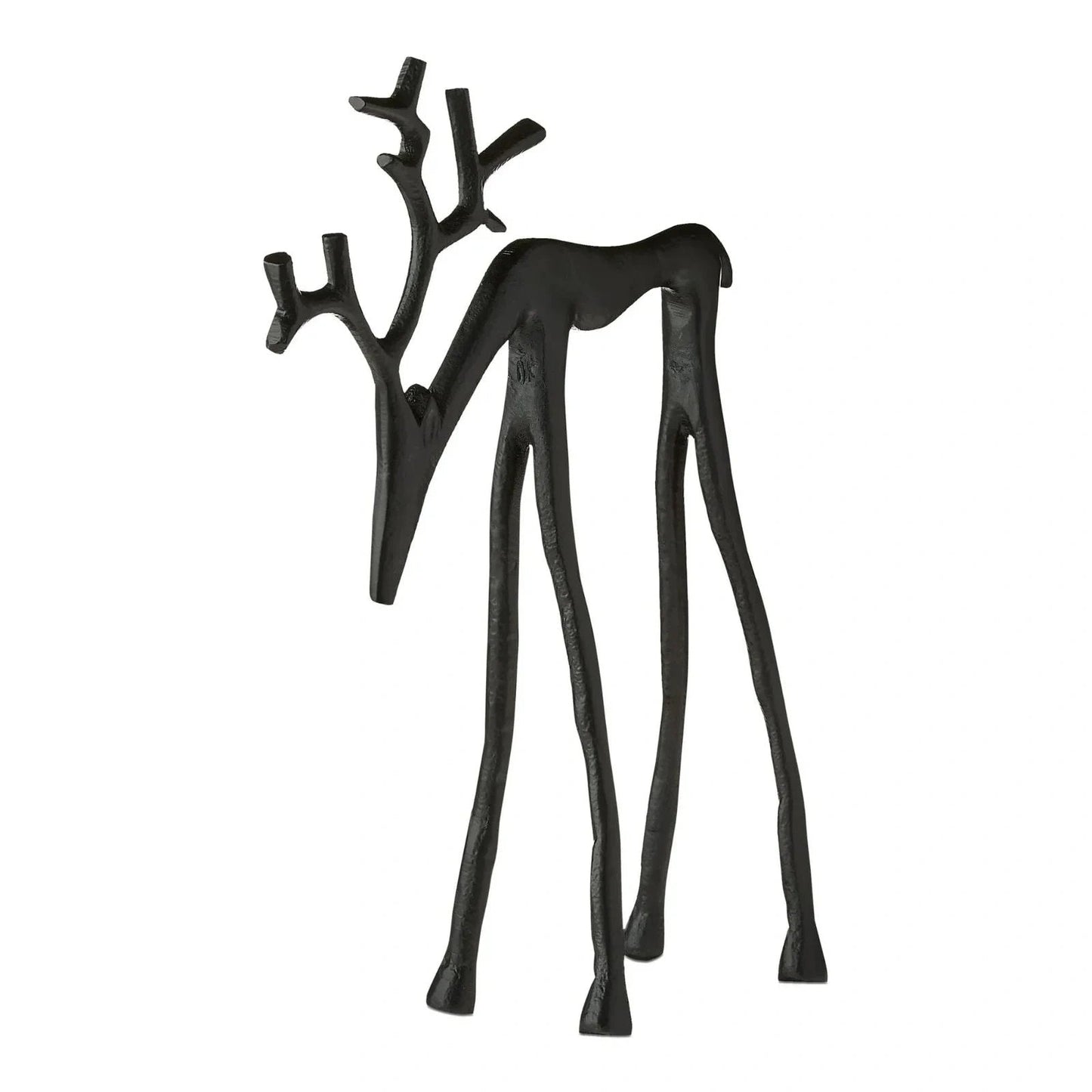 🎅Christmas bestsellers 🦌2 PC Black Reindeer Statues Christmas Decorations Set