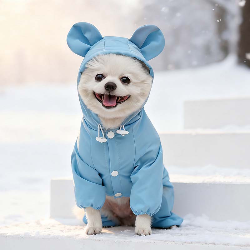 🐾 Vattentät, förtjockad jacka för husdjur ❄️