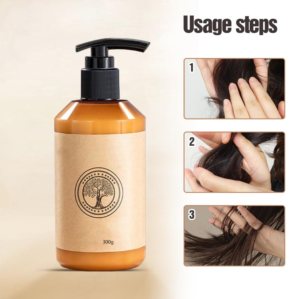 🔥Långvarig Styling, Marockansk Volym, Återfuktande Och Elastisk