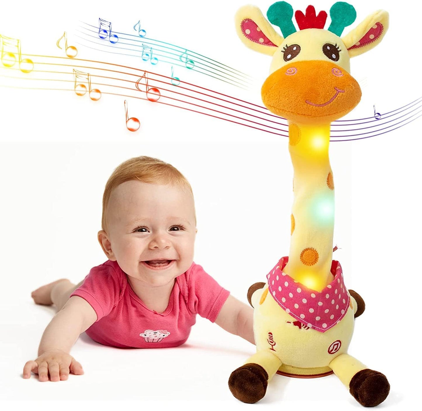 🎉 Bästsäljande musikaliska giraffleksak – sjunger, dansar och upprepar vad du säger! 🦒🎵🗣️