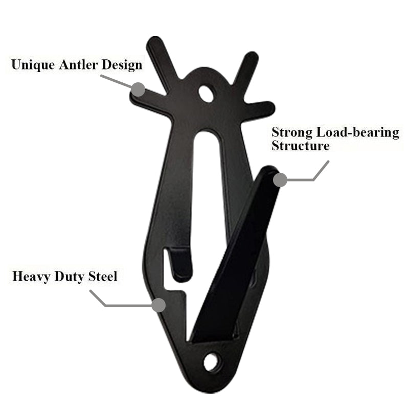 🎄Julrea 2025 – Dekorativt stativ med hjortskallekrok