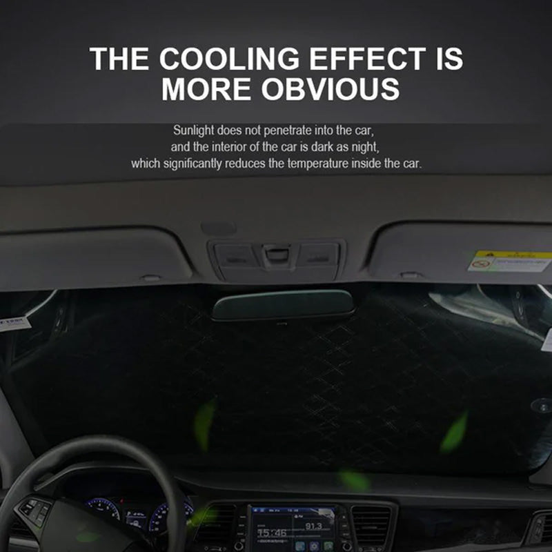 Magnetisk snöskyddspresenning för bil