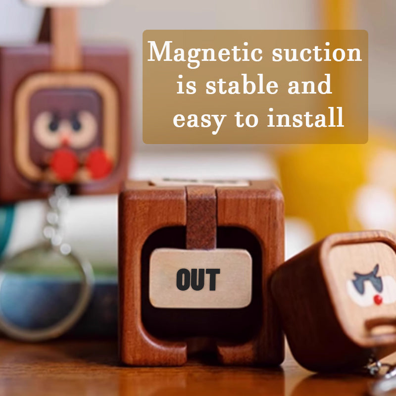 Trä Creative Package magnetisk nyckelring