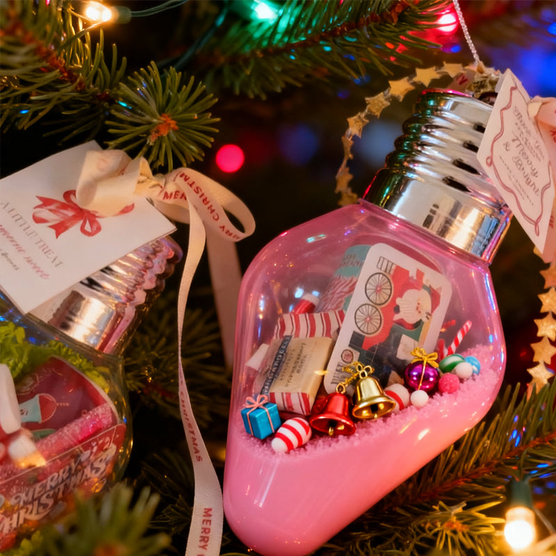 DIY-dekorationer med glödlampor