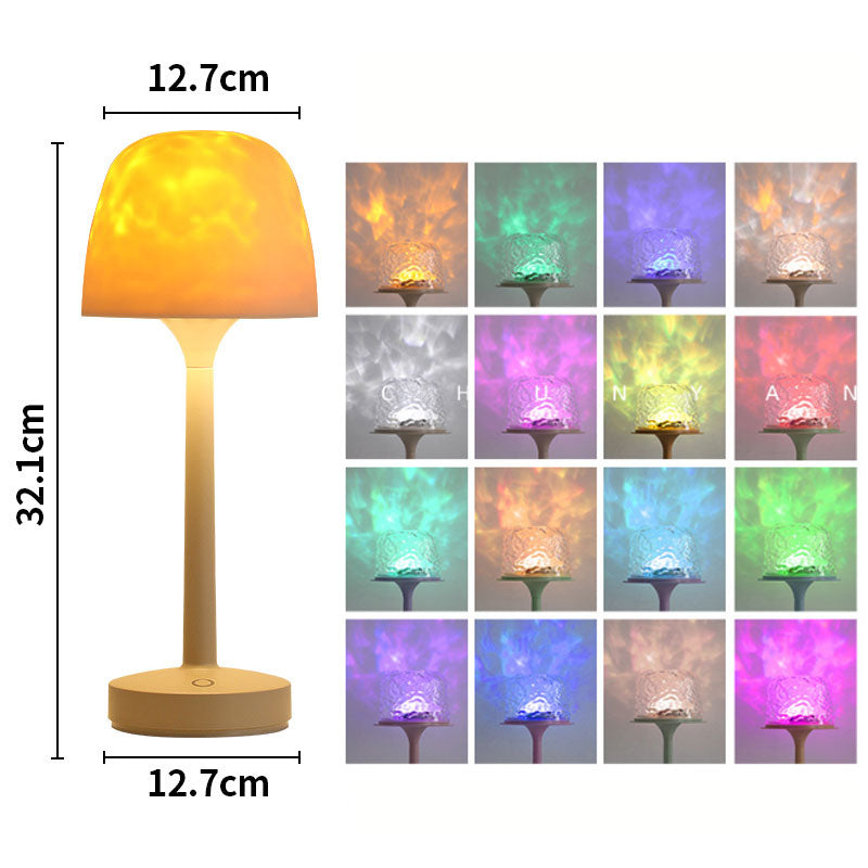 Vattenringbordslampa