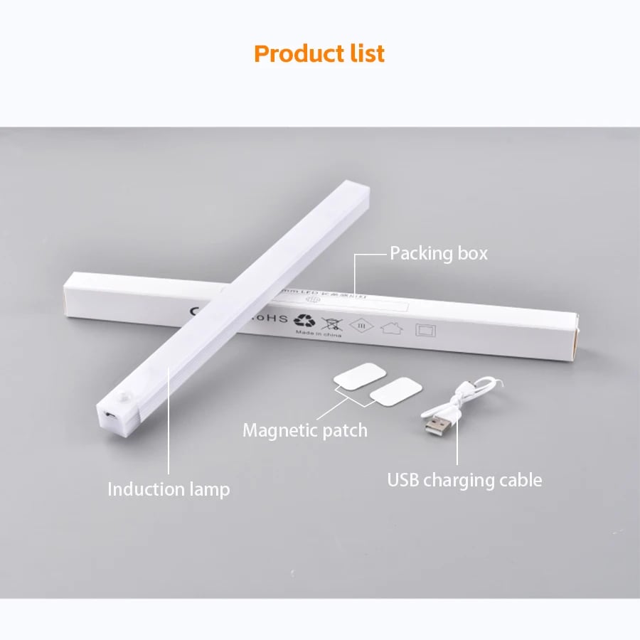 🔥Punch-fri Smart Sensor magnetiske genopladelige LED-lys