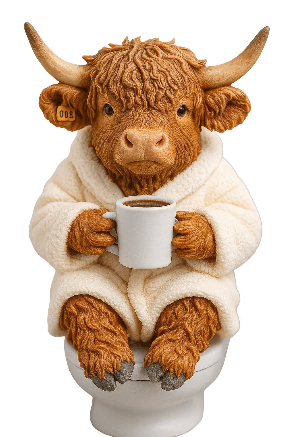 🐮Highland Cow Adventskalender 2025🎄✨ - 3D Handgjord Highland Cow Doll (24 st)