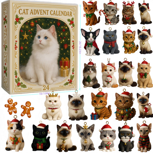 🌲Julegave - Perfect Christmas - Adventskalender til katteelskere 2025