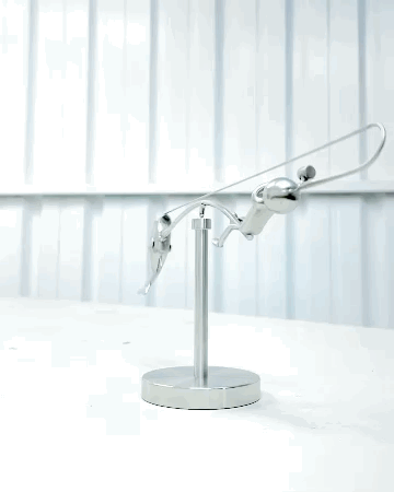 🎣Fiskeren, der balancerer skulpturen