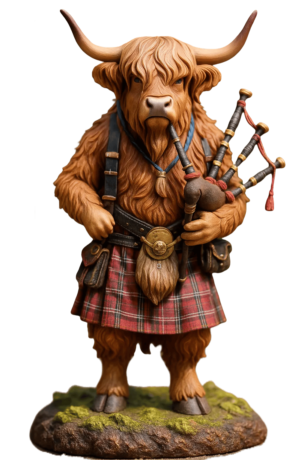 🐮Highland Cow Adventskalender 2025🎄✨ - 3D Handgjord Highland Cow Doll (24 st)