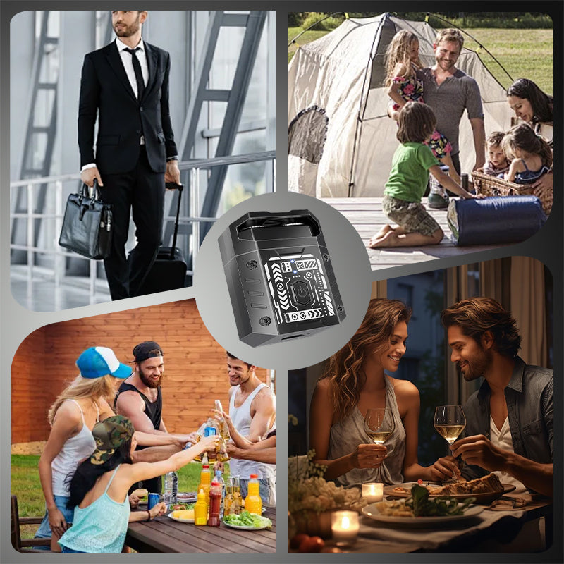 Mini elektrisk rakapparat för herrar