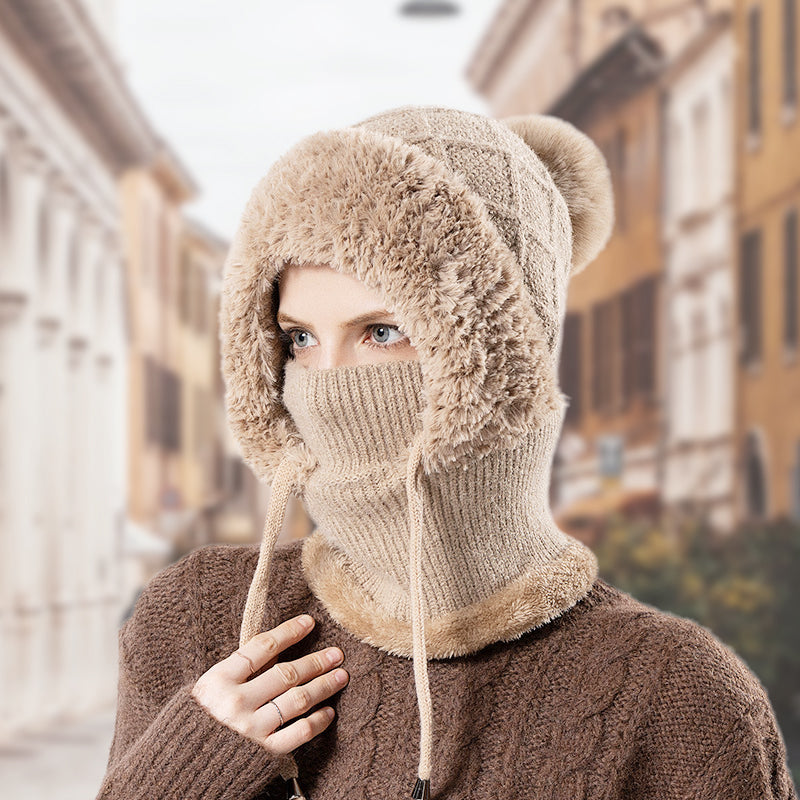 💖 3-I-1 Vinterbalaklava För Kvinnor